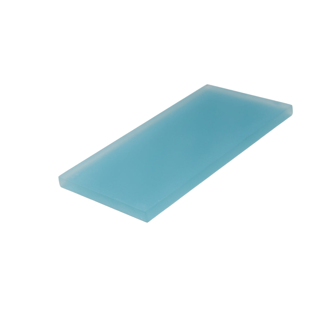 Apollo Tile (Sample) Wall Tile Cerulean Blue 3-in x 6-in Matte Glass Brick Subway Wall Tile