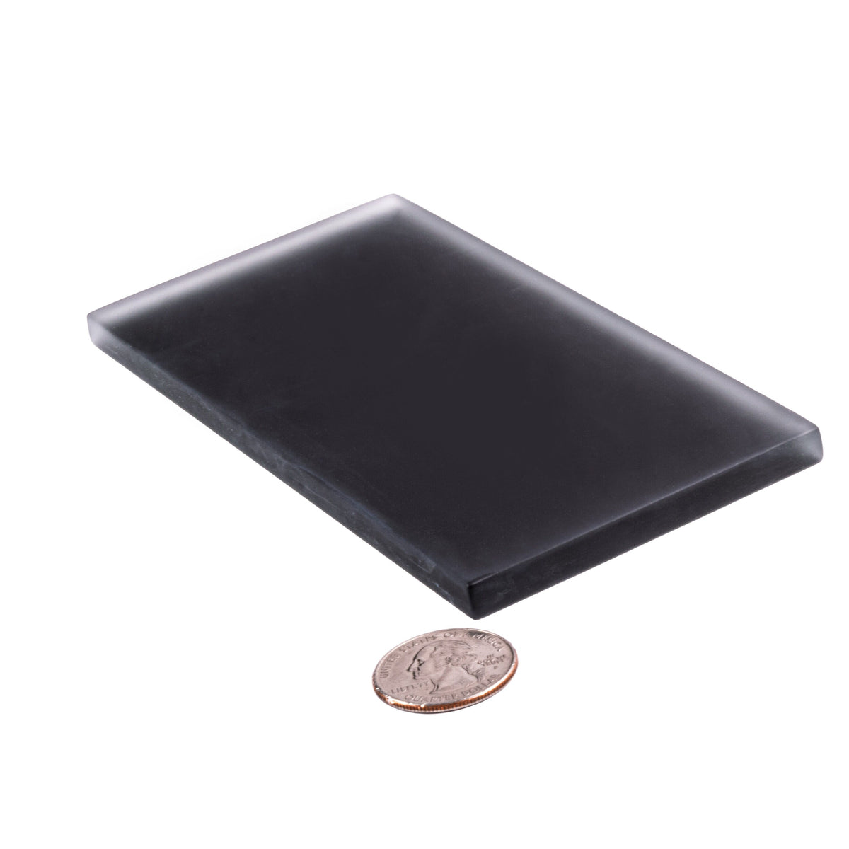 Apollo Tile (Sample) Wall Tile Black 3-in x 6-in Matte Glass Brick Subway Wall Tile