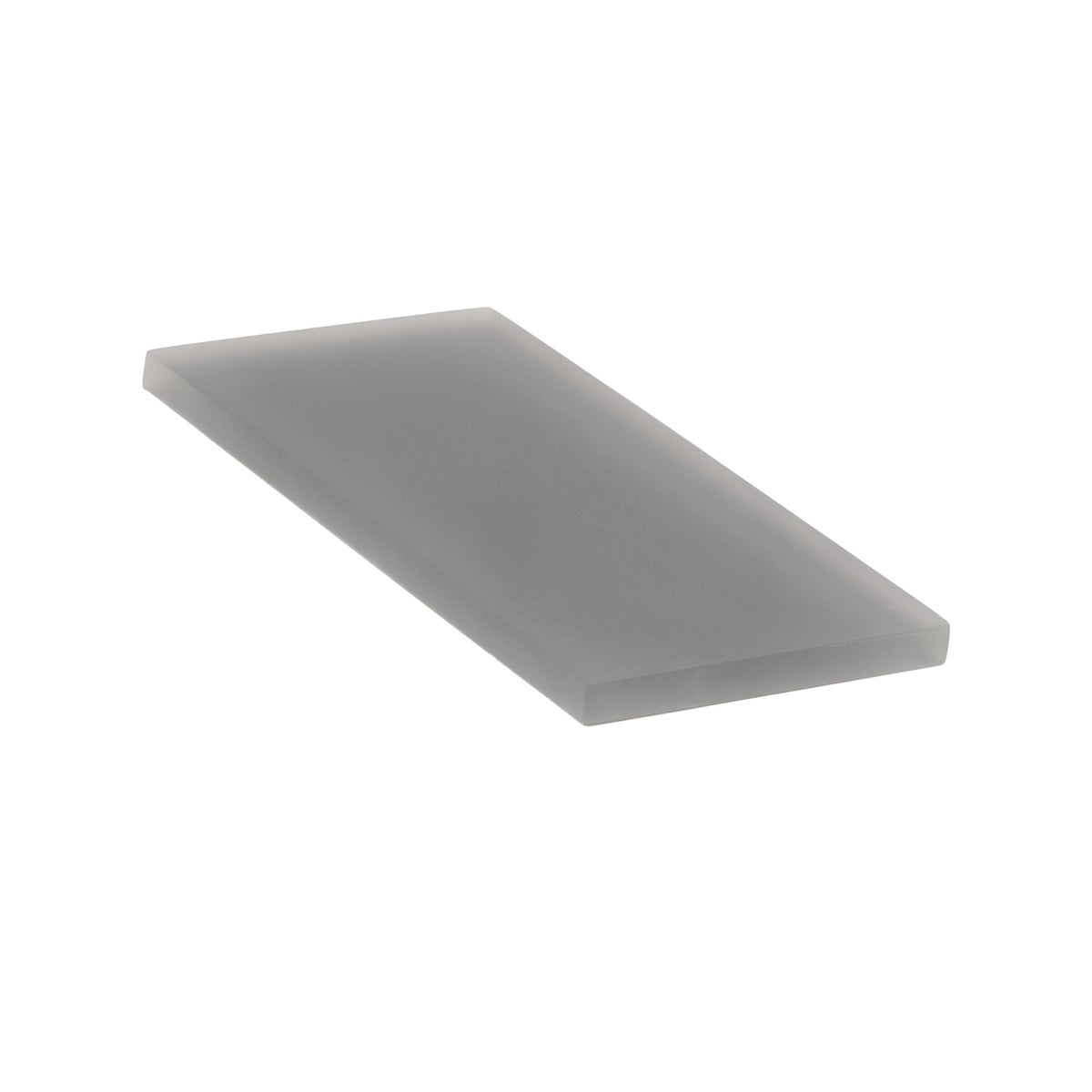 Apollo Tile (Sample) Wall Tile Ash Gray 3-in x 6-in Matte Glass Subway Wall Tile
