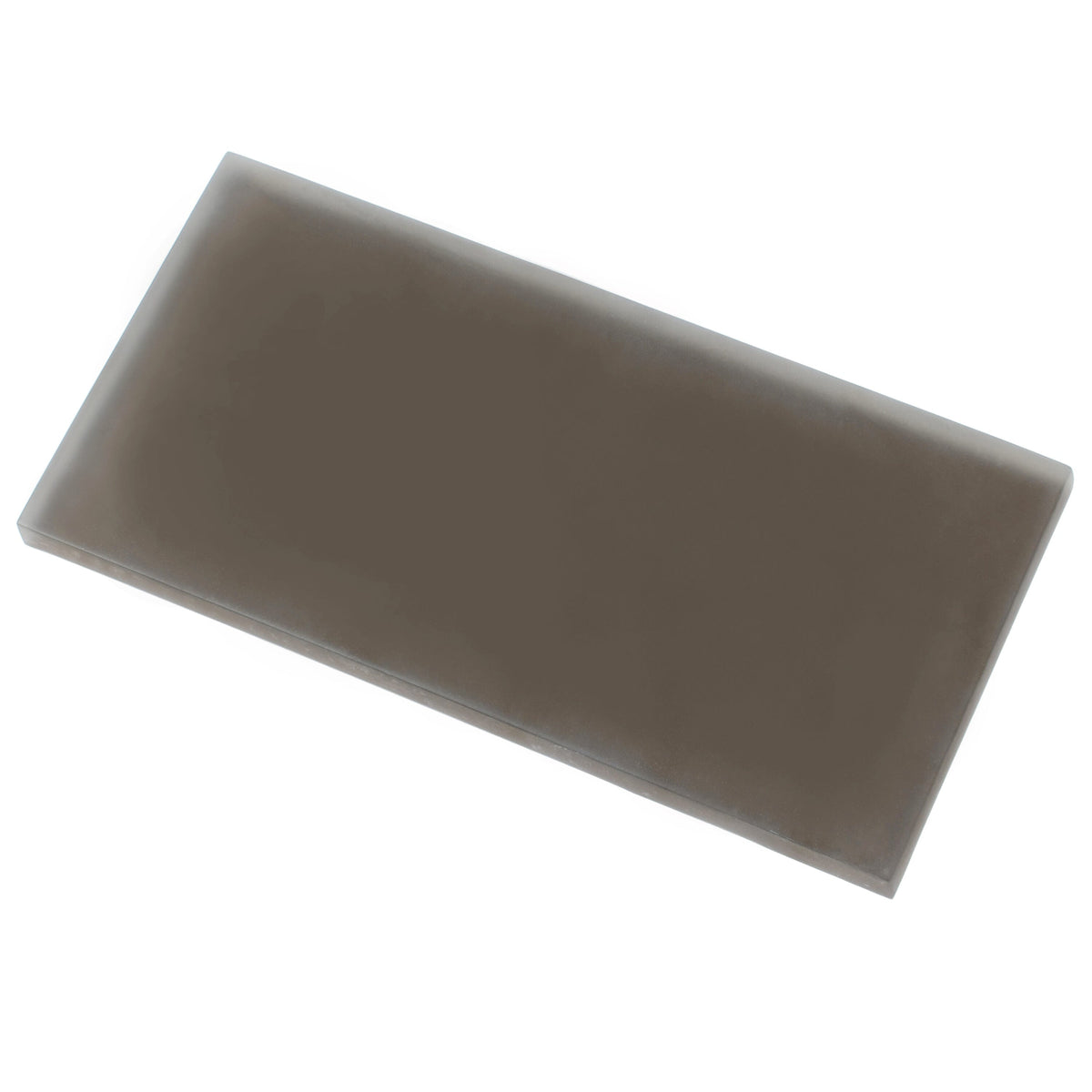 Apollo Tile Colorway Dark Gray 3-in x 6-in Matte Glass Brick Subway Wall Tile (5-sq. ft/ Carton)
