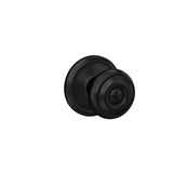 Custom Georgian Matte Black Alden Trim Dummy  Door Knob (2-pack) - Super Arbor