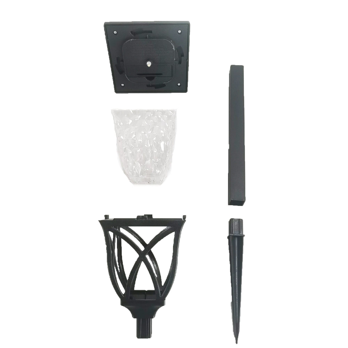 Portfolio 4X Brighter 4.8-Lumen Black Solar Integrated LED Path Light, 3500K