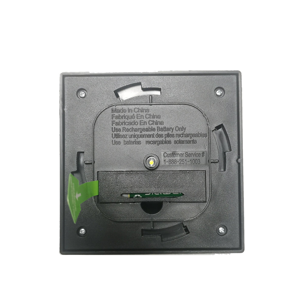 Portfolio 4X Brighter 4.8-Lumen Black Solar Integrated LED Path Light, 3500K