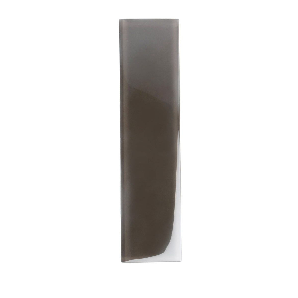 Apollo Tile (Sample) Wall Tile Dark Gray 3-in x 12-in Glossy Glass Subway Wall Tile