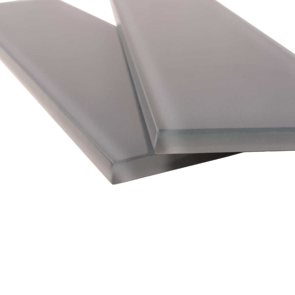 Apollo Tile (Sample) Wall Tile Ash Gray 3-in x 12-in Glossy Glass Subway Wall Tile