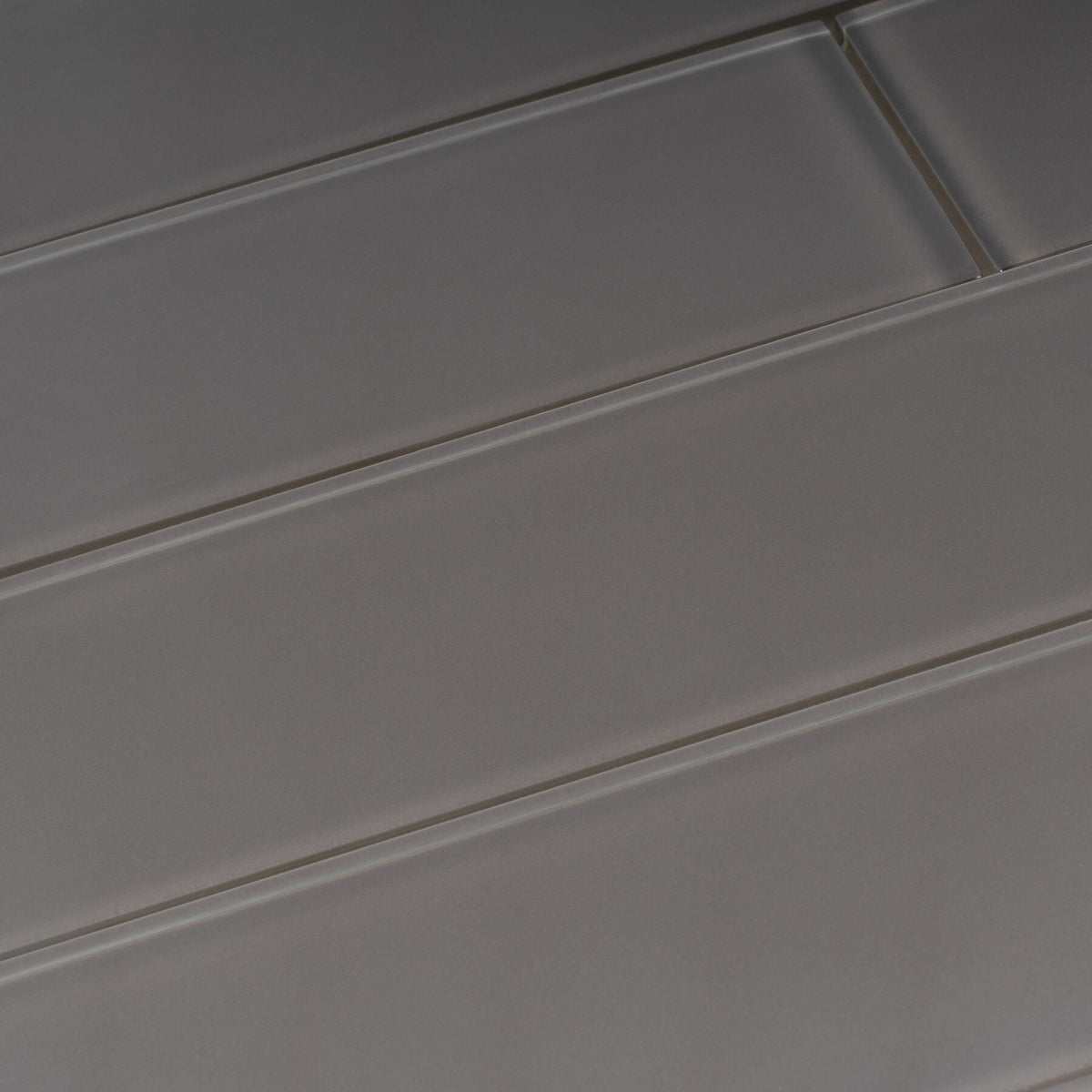 Apollo Tile (Sample) Wall Tile Dark Gray 3-in x 12-in Glossy Glass Subway Wall Tile