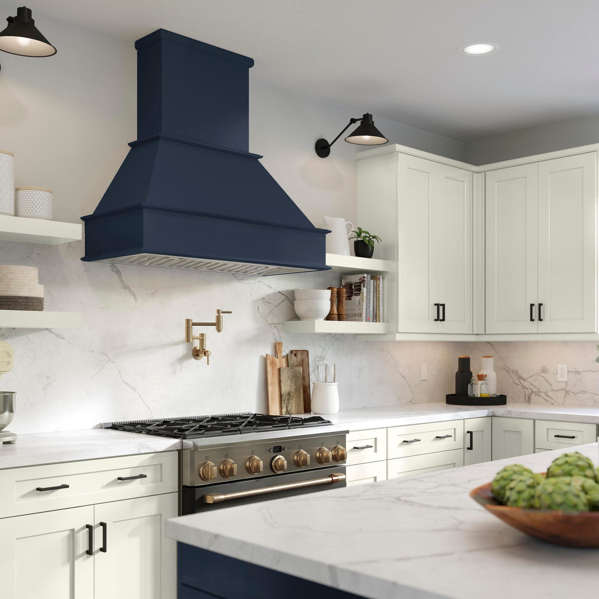 allen + roth Aveley 30-in W x 30.125-in H x 12-in D Linen Wall Fully Assembled Cabinet (Flat Panel Shaker Door Style)