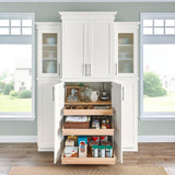 allen + roth Aveley 18-in W x 18.125-in H x 12-in D Linen Wall Fully Assembled Cabinet (Flat Panel Shaker Door Style)