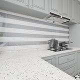 Giorbello Classic Premium True Gray 4-in x 12-in Glossy Glass Subway Wall Tile (5-sq. ft/ Carton)