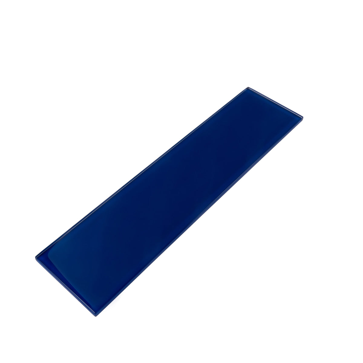 Apollo Tile Colorway Royal Blue 4-in x 16-in Glossy Glass Brick Look Wall Tile (5.33-sq. ft/ Carton)