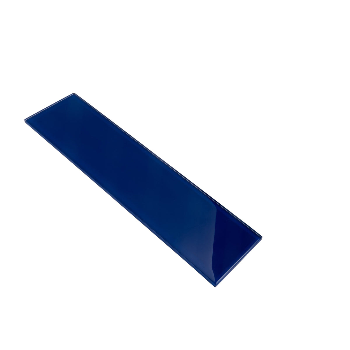 Apollo Tile Colorway Royal Blue 4-in x 16-in Glossy Glass Brick Look Wall Tile (5.33-sq. ft/ Carton)
