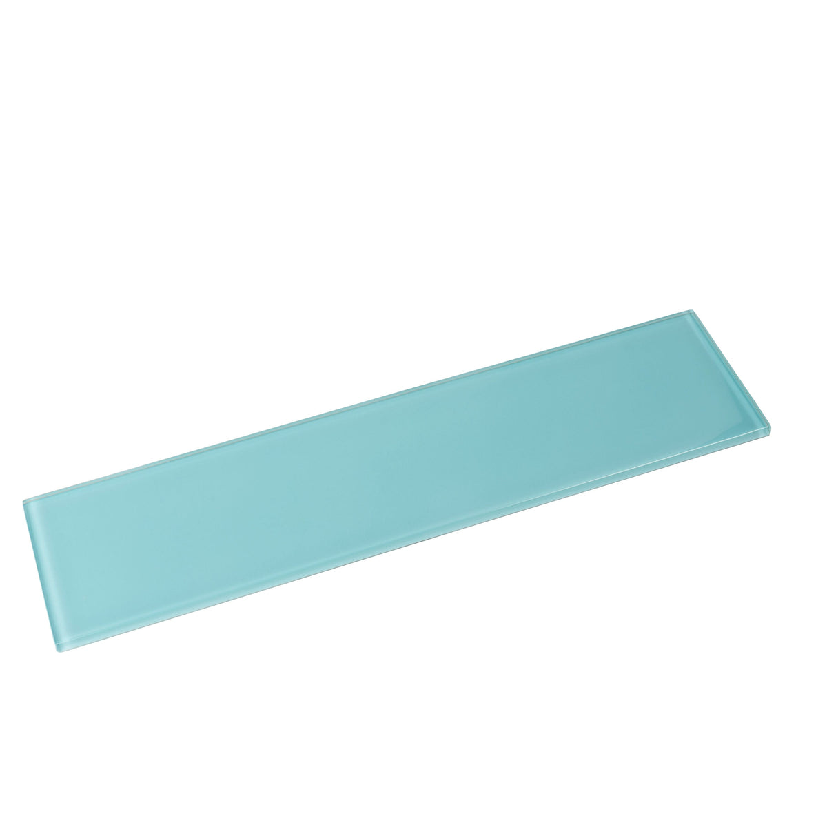 Apollo Tile (Sample) Wall Tile Turkish Blue 4-in x 4-in Glossy Glass Brick Subway Wall Tile