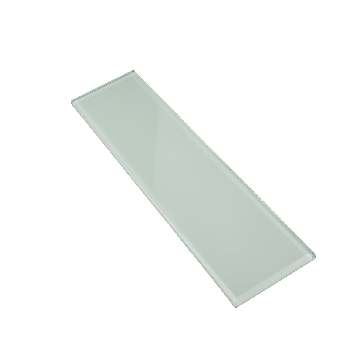 Apollo Tile (Sample) Wall Tile Cadet Blue 4-in x 6-in Glossy Glass Subway Wall Tile