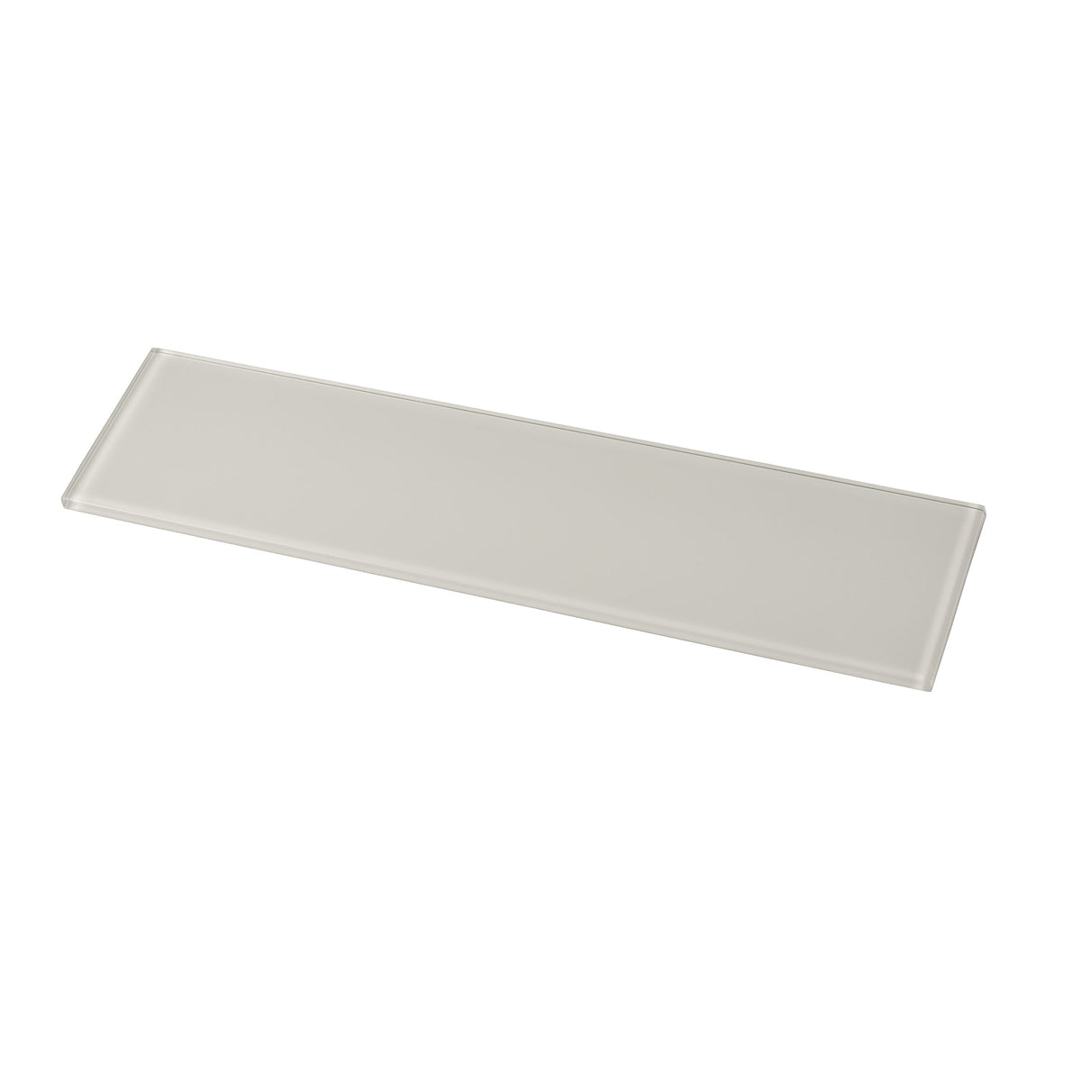 Apollo Tile (Sample) Wall Tile White 4-in x 4-in Glossy Glass Brick Subway Wall Tile