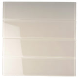 Apollo Tile (Sample) Wall Tile Abalone Gray 4-in x 4-in Glossy Glass Brick Subway Wall Tile