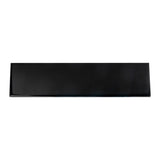 Apollo Tile (Sample) Wall Tile Black 4-in x 4-in Glossy Glass Brick Subway Wall Tile