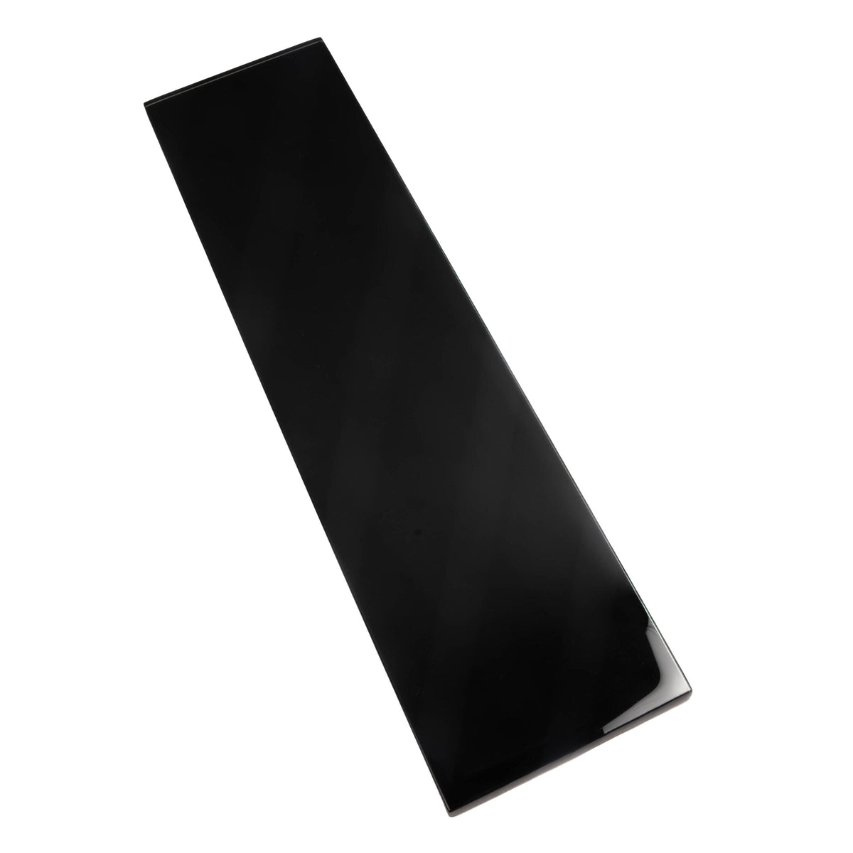 Apollo Tile (Sample) Wall Tile Black 4-in x 4-in Glossy Glass Brick Subway Wall Tile