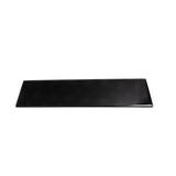Apollo Tile (Sample) Wall Tile Black 4-in x 4-in Glossy Glass Brick Subway Wall Tile