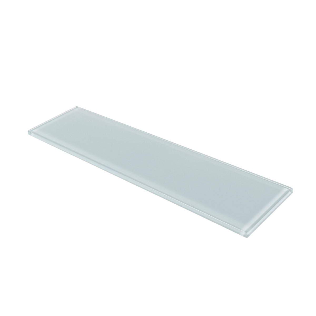 Apollo Tile (Sample) Wall Tile Mink Gray 4-in x 4-in Glossy Glass Brick Subway Wall Tile
