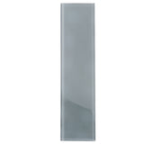 Apollo Tile (Sample) Wall Tile Stone Gray 4-in x 6-in Glossy Glass Subway Wall Tile