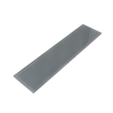 Apollo Tile (Sample) Wall Tile Ash Gray 4-in x 4-in Glossy Glass Subway Wall Tile