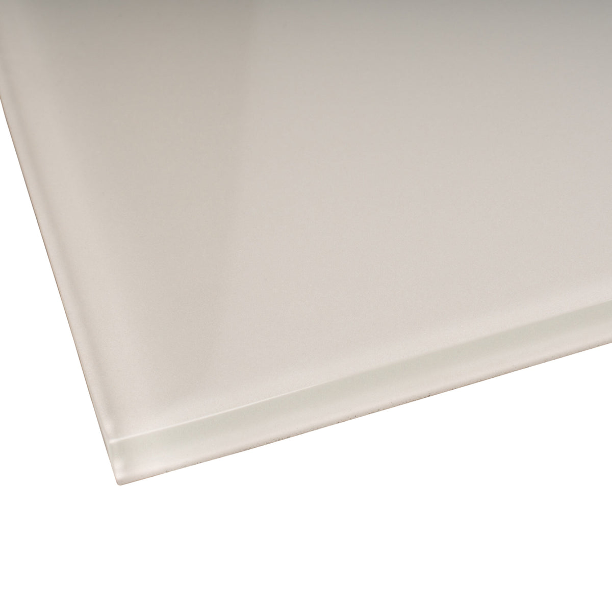 Apollo Tile (Sample) Wall Tile Gray 4-in x 6-in Glossy Glass Subway Wall Tile