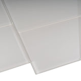 Apollo Tile Colorway Light Gray 8-in x 16-in Glossy Glass Brick Subway Wall Tile (13.33-sq. ft/ Carton)