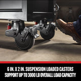 CRAFTSMAN V-Series 63-in W x 40-in H 11-Drawer Steel Rolling Tool Cabinet (Black)
