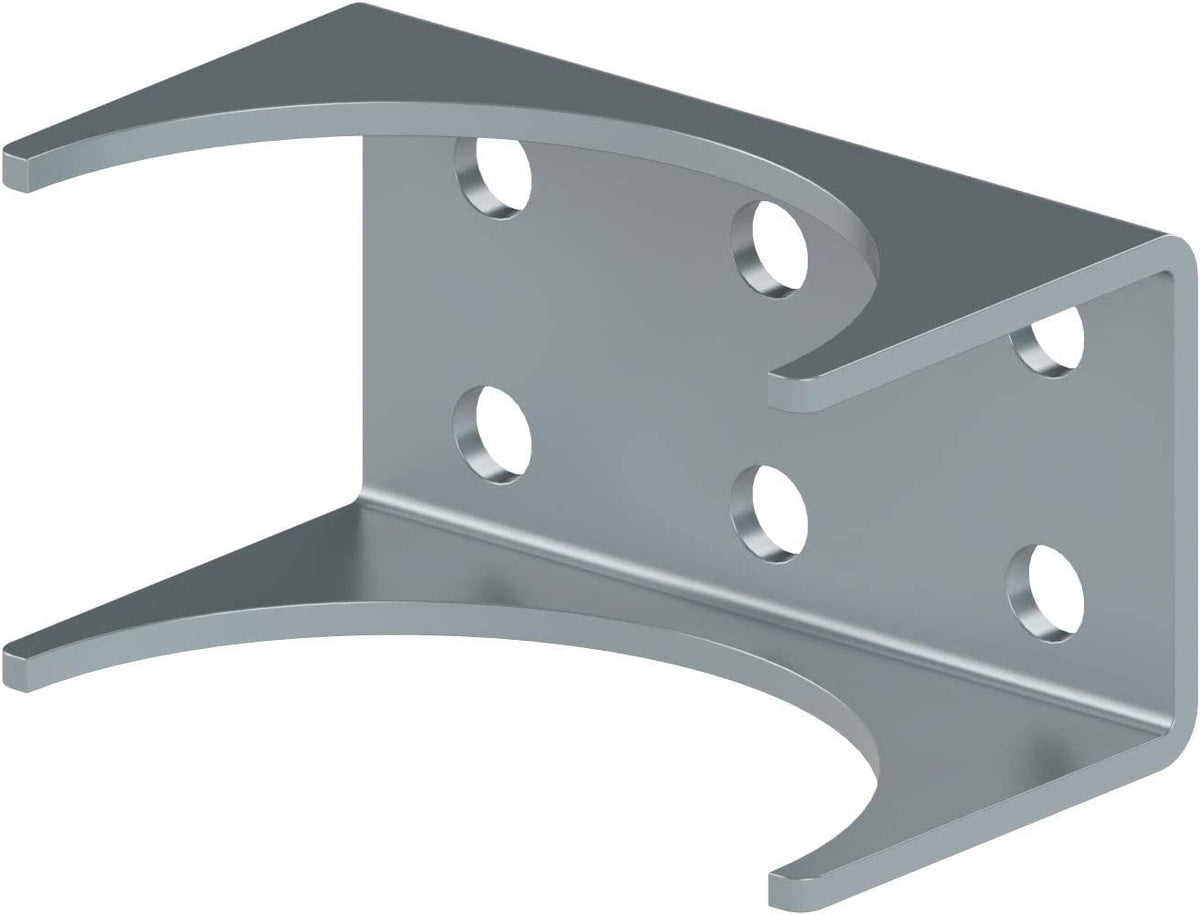 Ghost Controls Steel Post Adaptor for Driveway Gate Opener - Easy Installation on 4-in Round Steel Posts