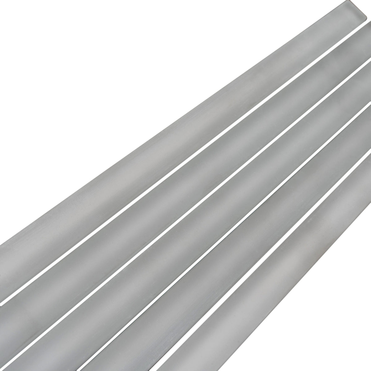 Apollo Tile 10-Pack Fossil Gray 1/2-in x 12-in Glass Pencil Tile (0.5-sq. ft/ Carton)