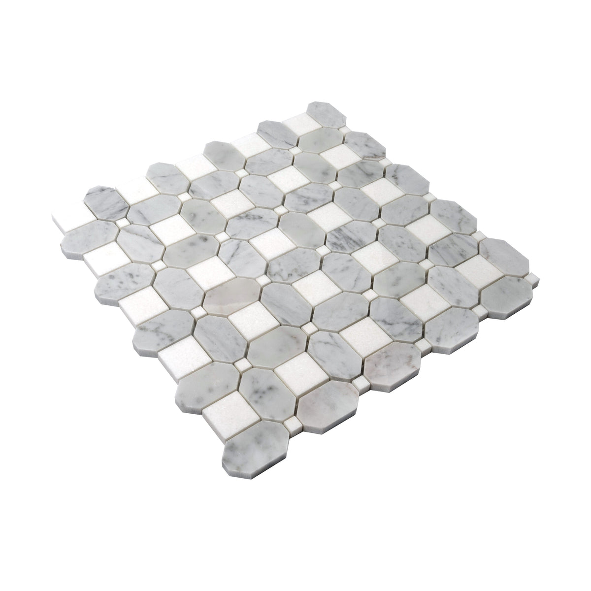 Apollo Tile White 12-in x 12-in Polished Natural Stone Marble Uniform Squares Floor and Wall Tile (5.168-sq. ft/ Carton)