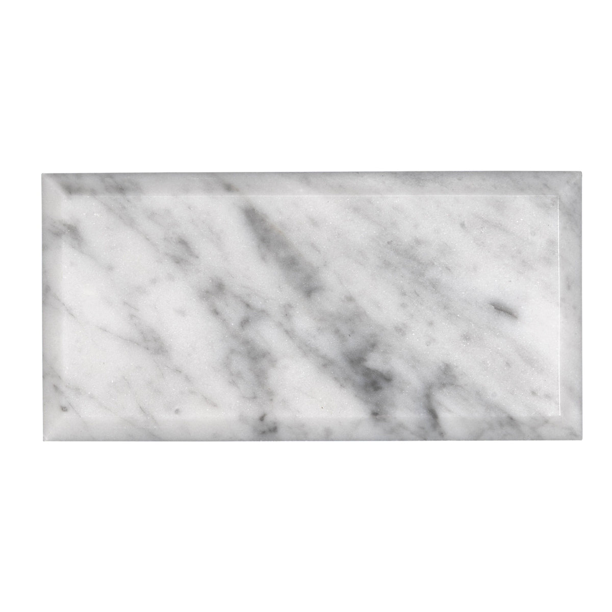 Apollo Tile Pearl White 3-in x 6-in Polished Natural Stone Marble Brick Subway Floor and Wall Tile (5-sq. ft/ Carton)