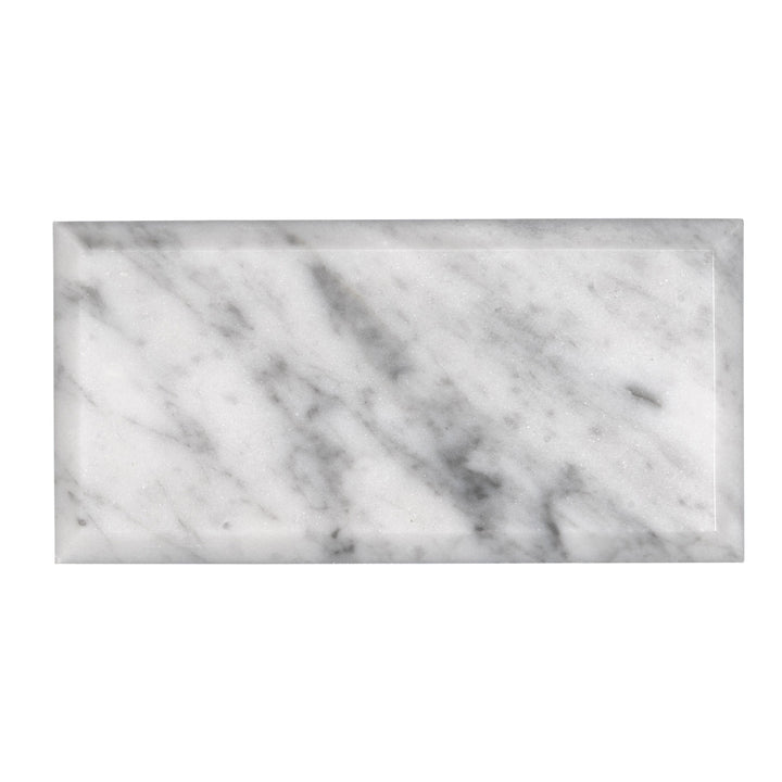 Apollo Tile (Sample) White 3-in x 6-in Polished Marble Floor and Wall Tile