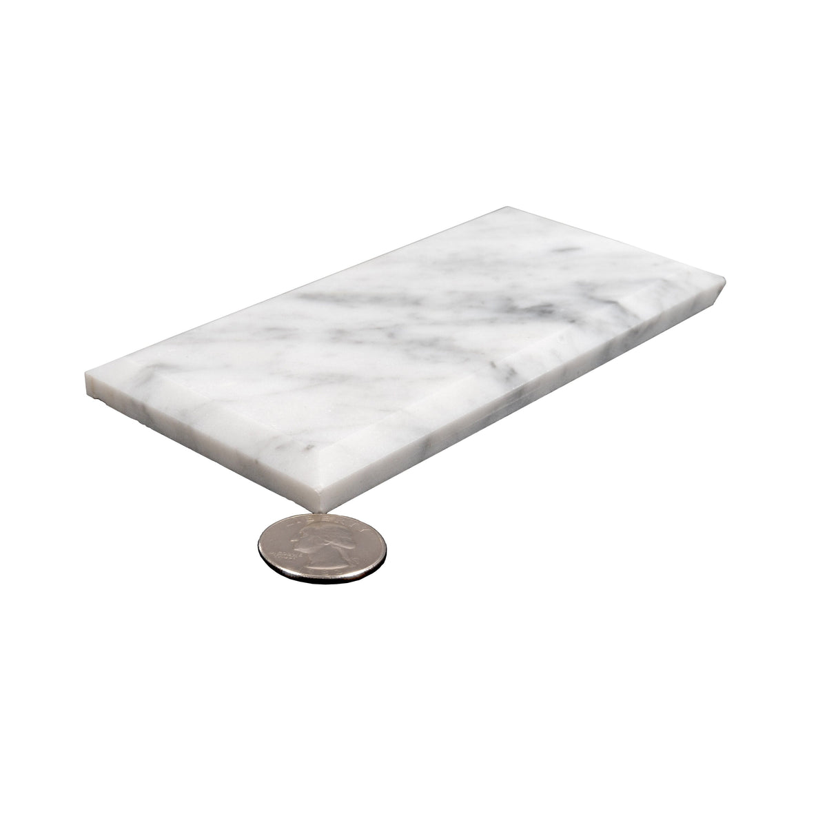 Apollo Tile (Sample) White 3-in x 6-in Polished Marble Floor and Wall Tile