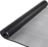 BOEN 15-ft 7-Gauge Black Plastic Extruded Mesh Rolled Fencing