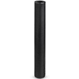 BOEN 15-ft 7-Gauge Black Plastic Extruded Mesh Rolled Fencing