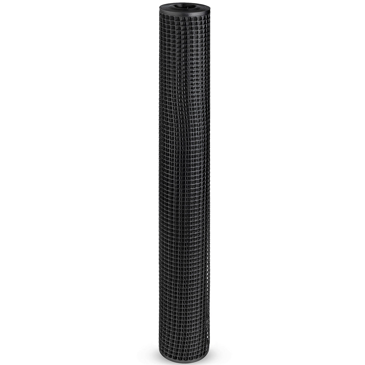 BOEN 25-ft x 3-ft 7-Gauge Black Plastic Extruded Mesh Rolled Fencing