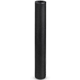 BOEN 3'x15' 7-Gauge Black Plastic Extruded Mesh Rolled Fencing