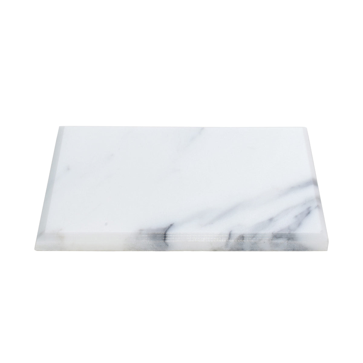 Apollo Tile (Sample) Wall Tile White 4-in x 4-in Polished Marble Subway Floor and Wall Tile