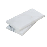 Apollo Tile (Sample) Wall Tile White 4-in x 4-in Polished Marble Subway Floor and Wall Tile