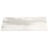 Apollo Tile (Sample) White, Grey 4-in x 12-in Honed Marble Floor and Wall Tile