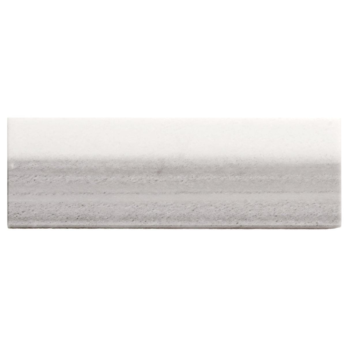Apollo Tile (Sample) Floor and Wall Tile Gray 4-in x 4-in Honed Marble Subway Floor and Wall Tile