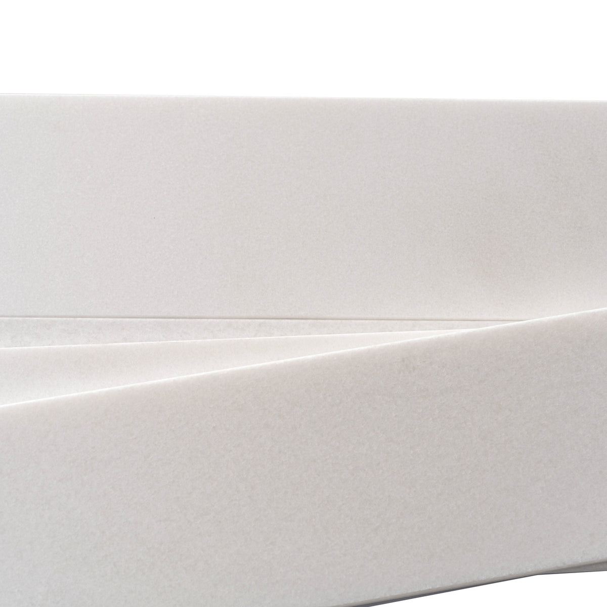 Apollo Tile (Sample) Wall White 4-in x 4-in Honed Marble Subway Wall Tile