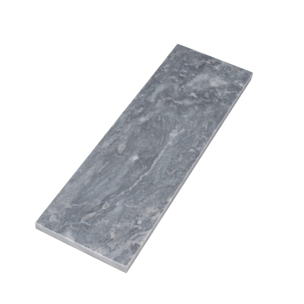 Apollo Tile Grandis Gray 4-in x 12-in Polished Natural Stone Marble Subway Floor and Wall Tile (5-sq. ft/ Carton)