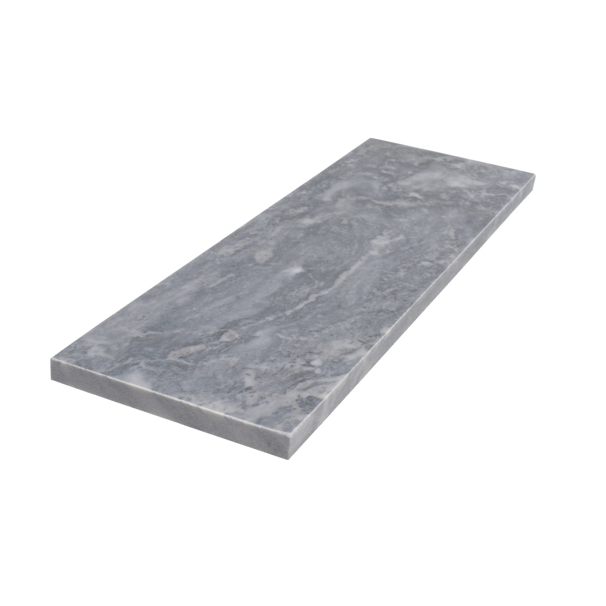 Apollo Tile (Sample) Floor and Wall Tile Gray 4-in x 4-in Polished Marble Subway Floor and Wall Tile