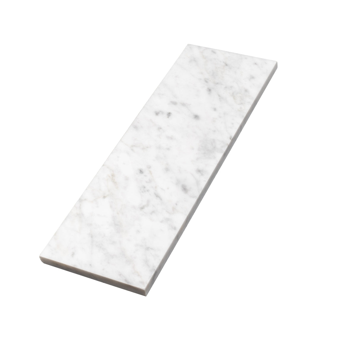 Apollo Tile (Sample) White 4-in x 4-in Polished Marble Floor and Wall Tile