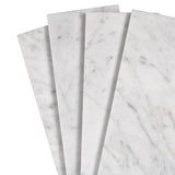 Apollo Tile (Sample) White 4-in x 4-in Polished Marble Floor and Wall Tile