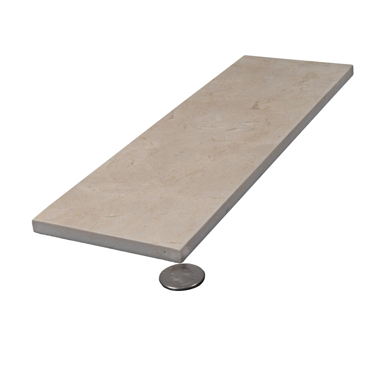 Apollo Tile (Sample) Floor and Wall Tile Cream 4-in x 4-in Polished Marble Subway Floor and Wall Tile
