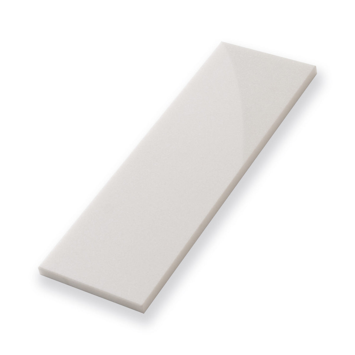 Apollo Tile White 4-in x 12-in Polished Natural Stone Marble Brick Floor and Wall Tile (5-sq. ft/ Carton)