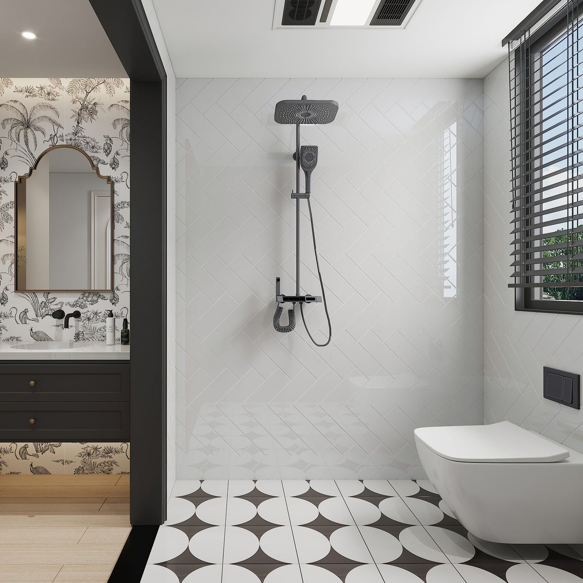 Giorbello Classic Premium Light Gray 4-in x 12-in Glossy Glass Subway Wall Tile (5-sq. ft/ Carton)